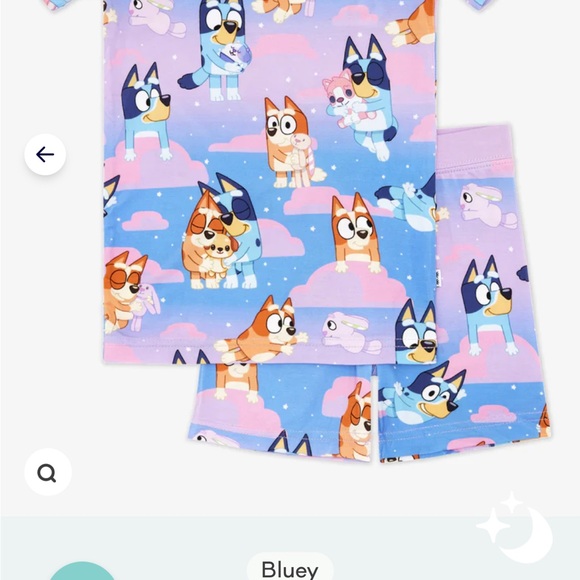 Bluey little sleepies Kids Pajamas Set - Picture 3 of 7
